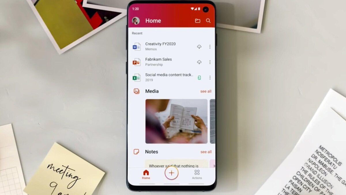 Microsoft выпустила единое приложение Office для Android 4 dims 1 1