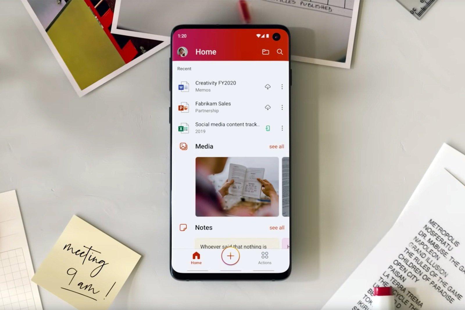 Microsoft выпустила единое приложение Office для Android 4 dims 1 1