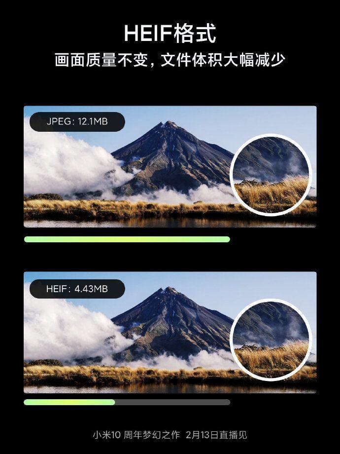 Новый тизер Xiaomi Mi 10 раскрывает характеристики камеры и аккумулятора 8 Поддержка Mi 10 HEIF