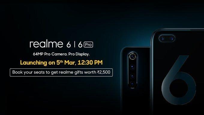 Запуск серии Realme 6