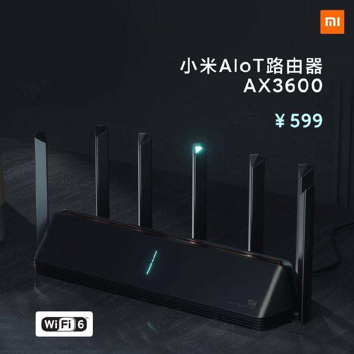 Xiaomi представила сразу 6 аксессуаров для новых флагманов Mi 10 10 Маршрутизатор Xiaomi AIOUT AX3600