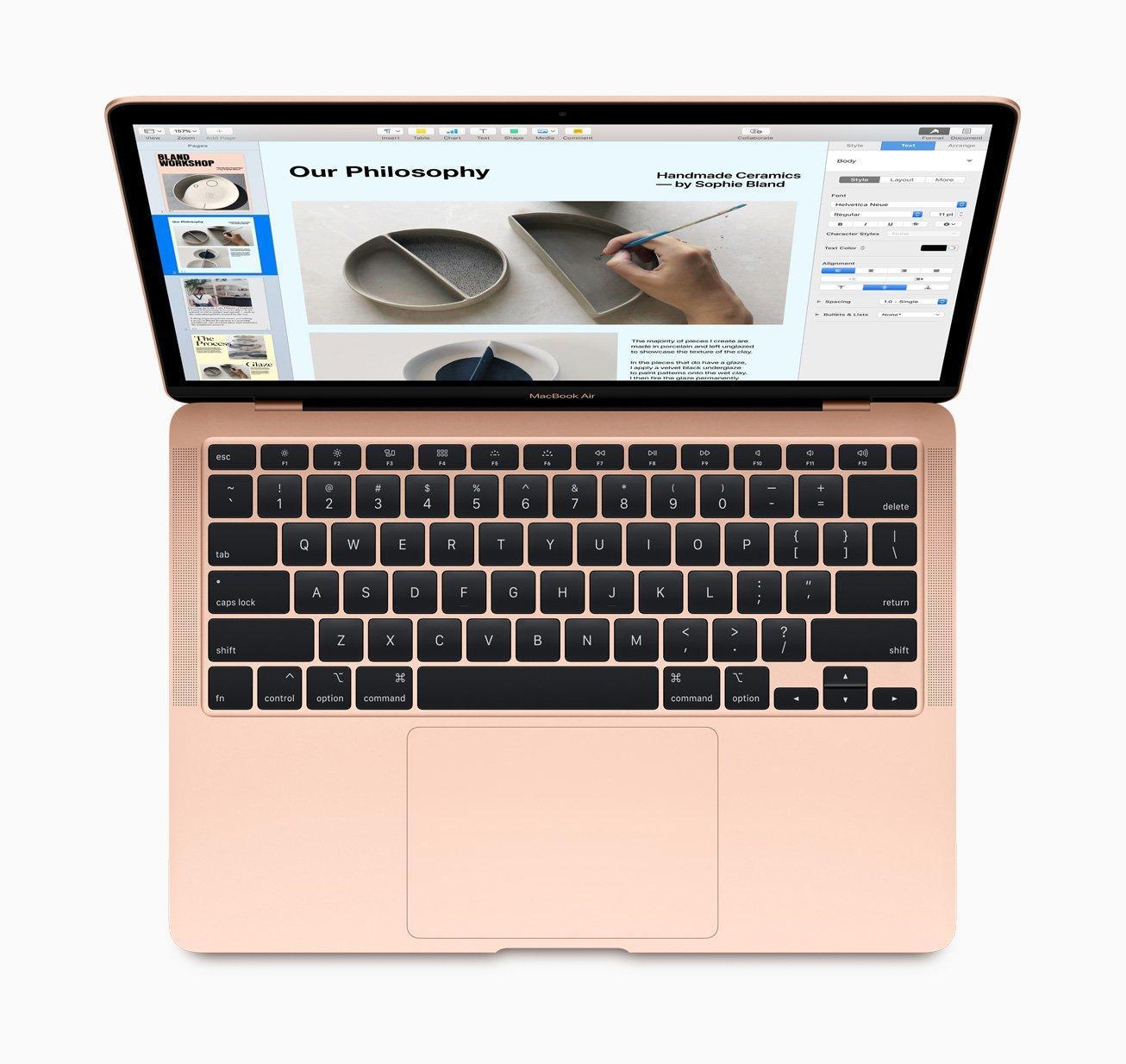 apple new macbook air new magic keyboard 03182020