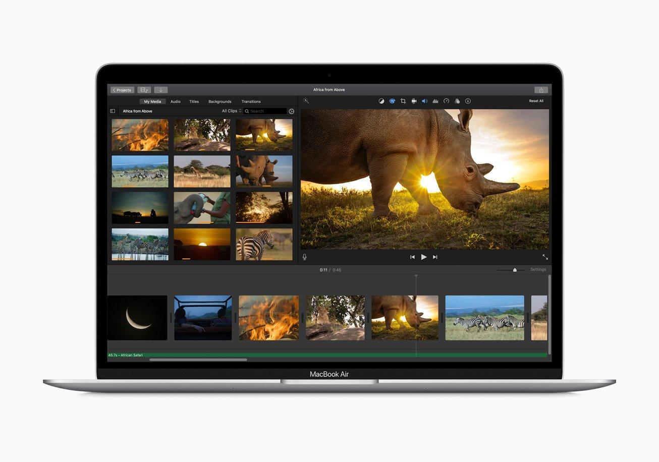 apple new macbook air performance 03182020