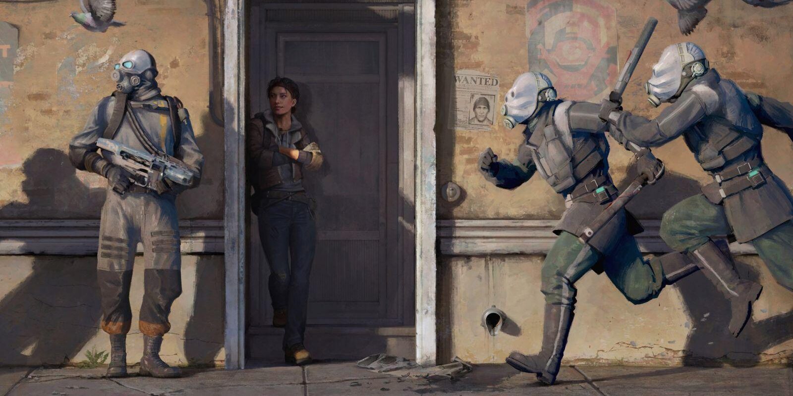 Half-Life: Alyx смогли запустить без VR 1 half life alyx painting
