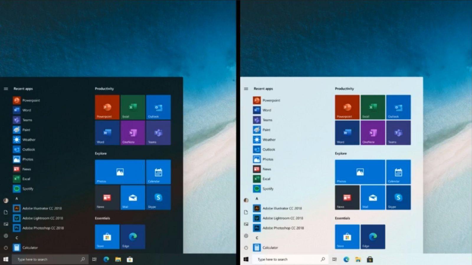 Microsoft показал новое меню "Пуск" для Windows 10 5