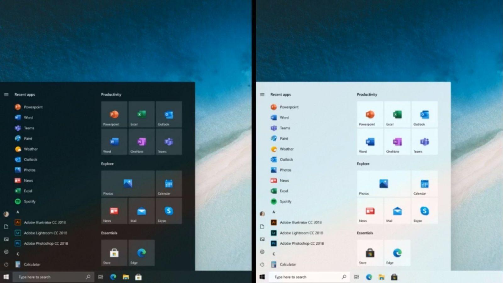 Microsoft показал новое меню "Пуск" для Windows 10 4