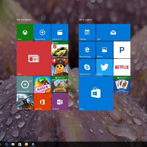 live tiles without notifications windows 10