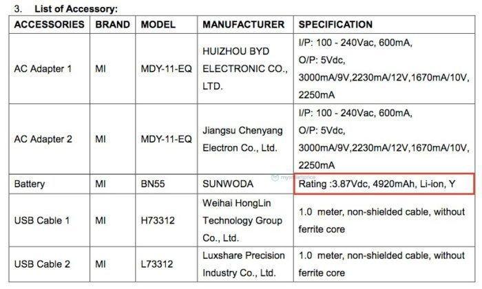 Официально: Redmi Note 9 Pro получит мощную батарею и быструю 30-ваттную зарядку 5 redmi note 9 fcc
