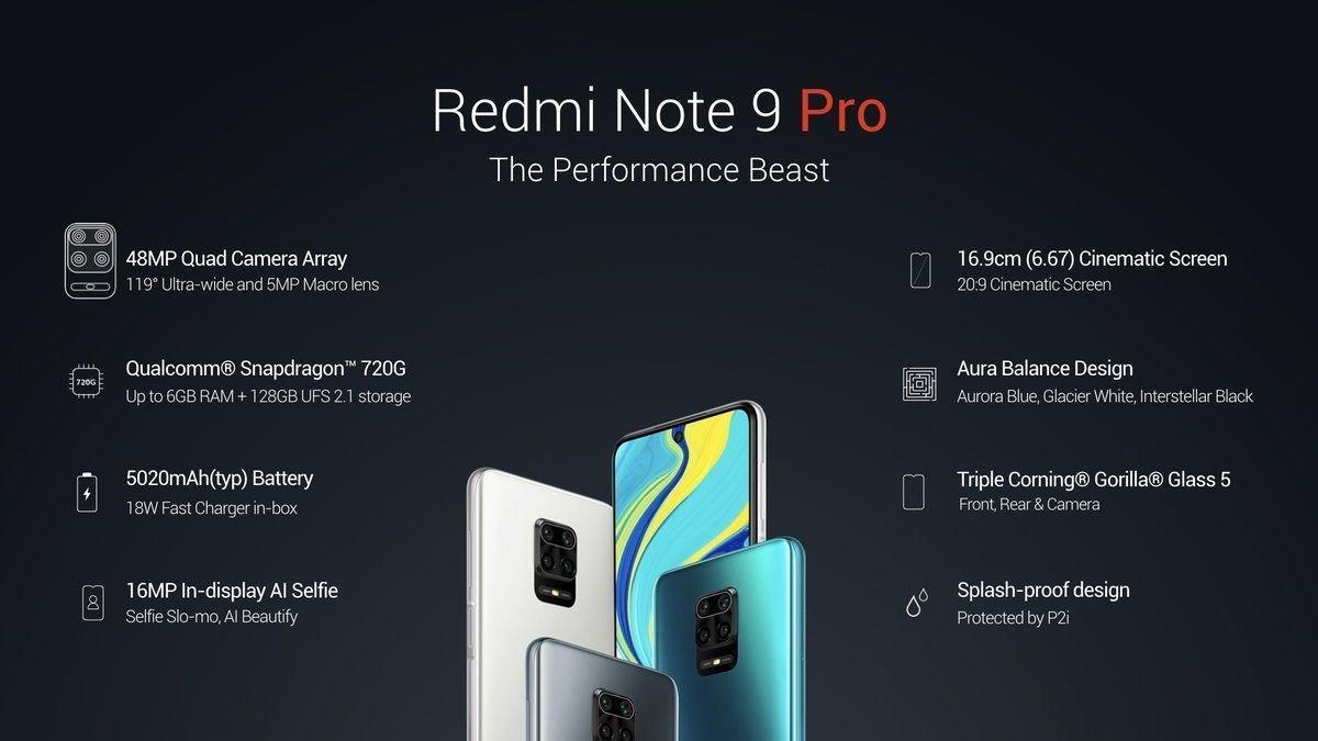 Redmi официально представила смартфоны Note 9 Pro и Note 9 Pro Max 9 redmi note 9 pro