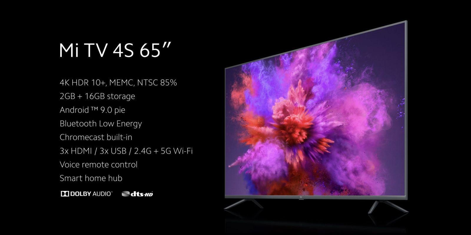Xiaomi представила 65-дюймовый телевизор Mi TV 4S 5 Xiaomi Mi TV 4S