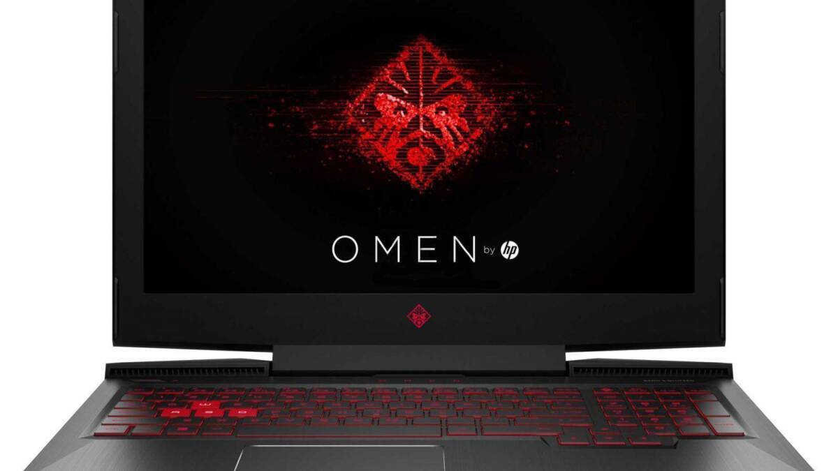 Игровой ноутбук OMEN by HP со светящейся клавиатурой