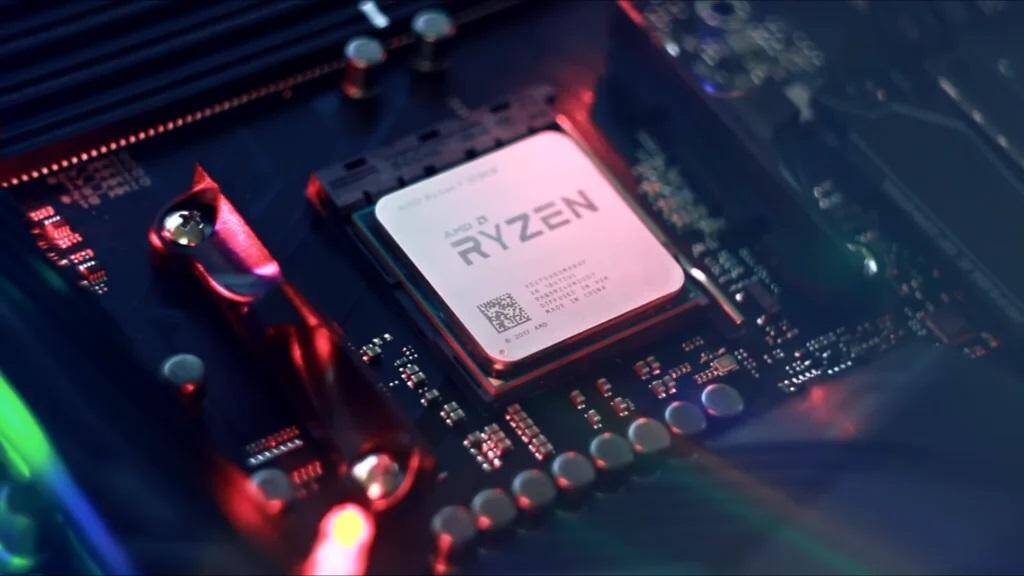 материнская плата с процессором Ryzen 3 3100 и Ryzen 3 3300X с охлаждением