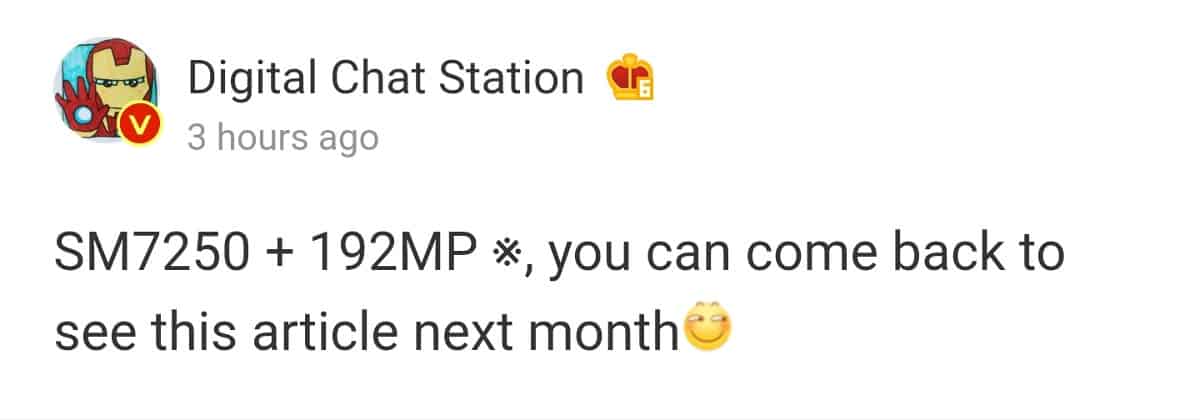 Первый в мире смартфон с камерой на 192 Мп будет представлен в мае 5 192mp phone digital chat station resize 1