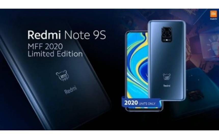 Задняя панель Redmi Note 9S с логотипом и камерой