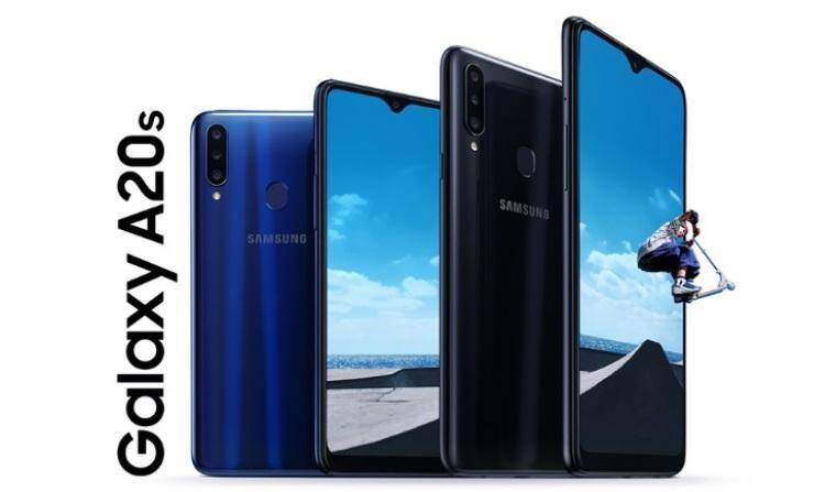 Характеристики смартфона Samsung Galaxy A21S утекли в сеть 3 Рендер смартфона Samsung Galaxy A21S с четырьмя камерами