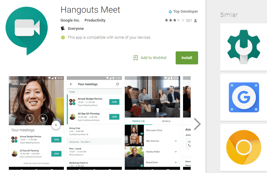 hangouts meet