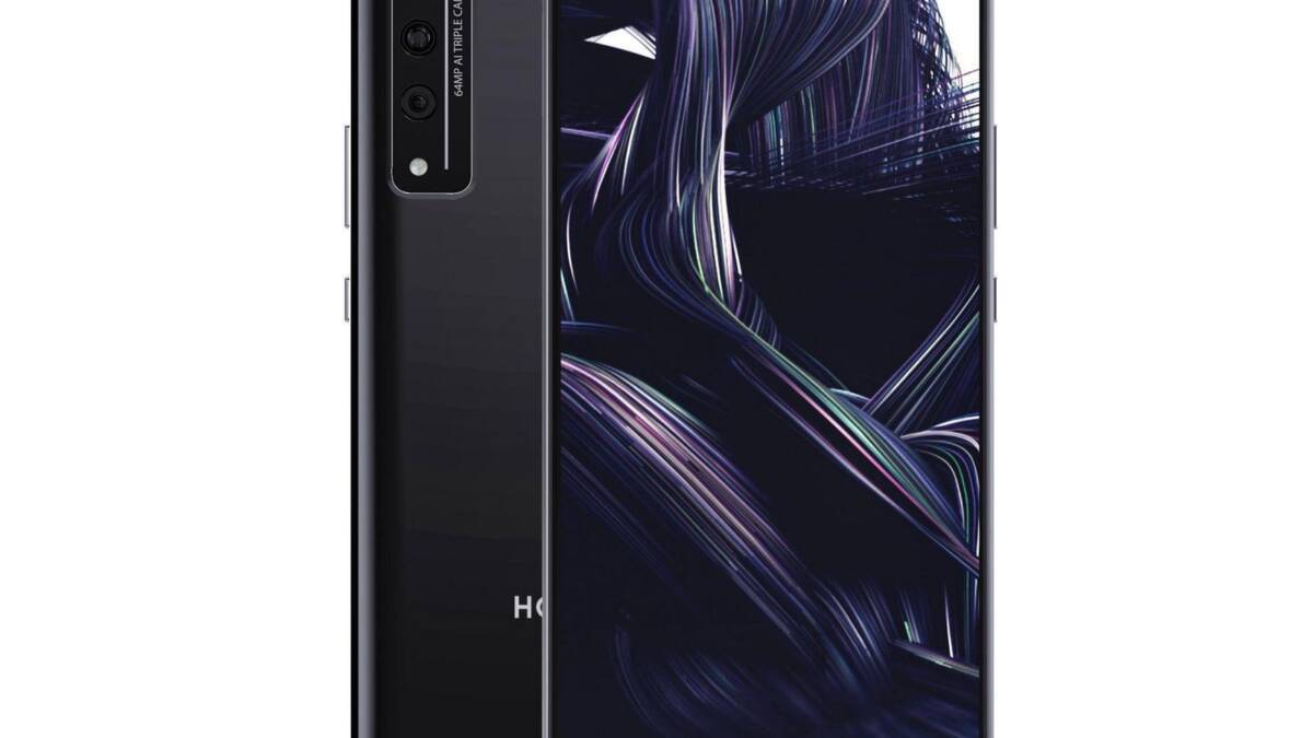 В интернете появился рендеринг телефона Honor 10X Pro 4 Передняя и задняя часть смартфона Honor 10X Pro в черном цвете