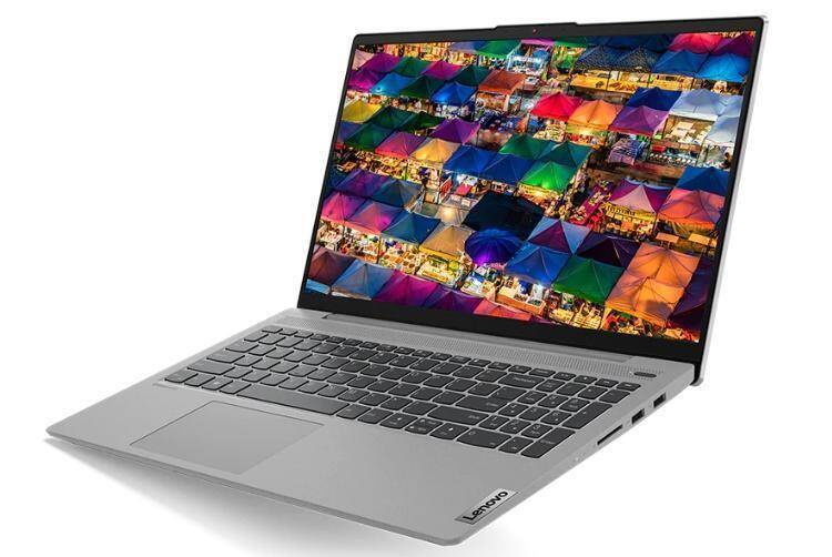 Ноутбук Lenovo с ярким дисплеем и клавиатурой
