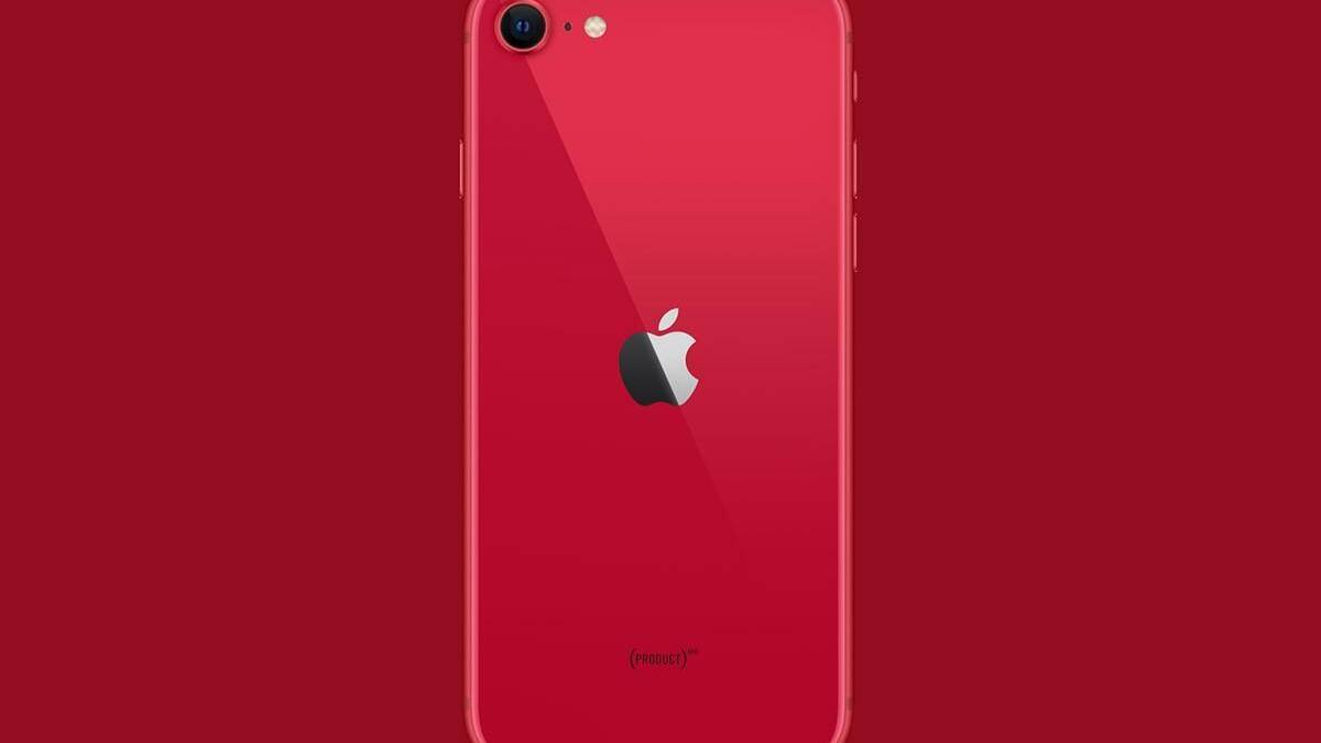Подробности о новом iPhone SE второго поколения были раскрыты China Telecom 4 Красный iPhone с задней панелью и камерой