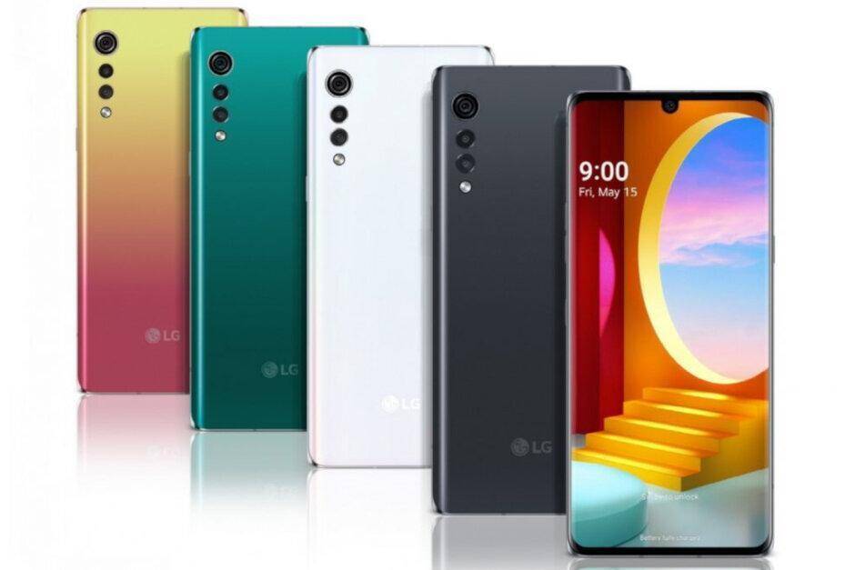 Гамма смартфонов LG с разноцветными задниками и интерфейсом на дисплее