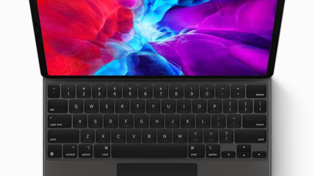 Клавиатура Magic Keyboard для iPad Pro сверху