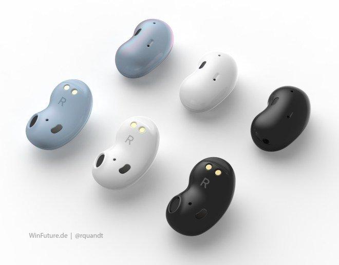 Новые наушники от Samsung имеют форму фасоли 4 Samsung Galaxy Buds Bean