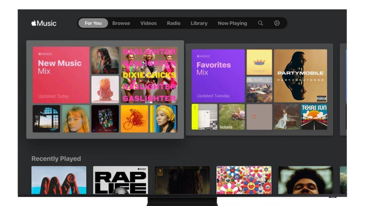 Samsung запустила Apple Music на своих телевизорах
