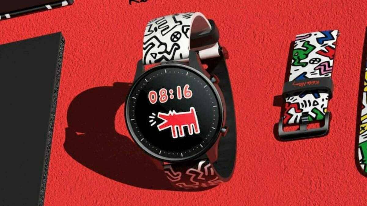 Умные часы Xiaomi Watch Color Keith Haring Edition с ярким дизайном циферблата и сменным ремешком