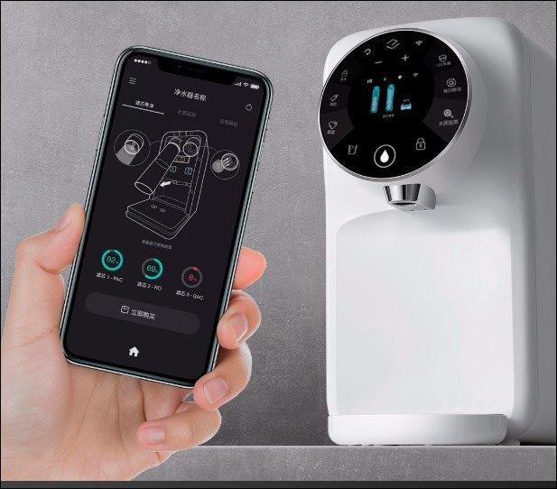 Компания Yimu Technology представила интеллектуальный дозатор горячей воды Yimu Smart Instant 4 xiaomi agua quente hot dispenser yimu 02