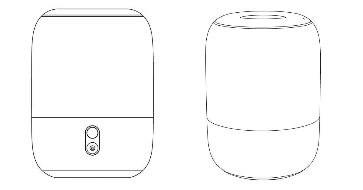 Xiaomi запатентовала новую умную колонку, похожую на Apple HomePod 4 Xiaomi Smart Paker Патент