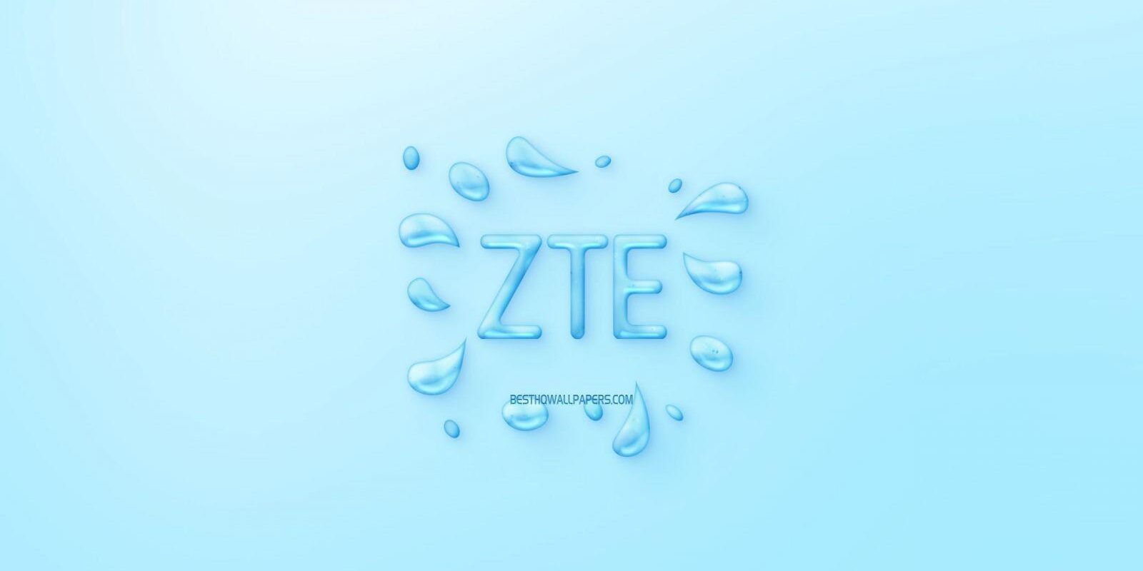 zte logo water logo emblem blue background zte logo made of water scaled 1