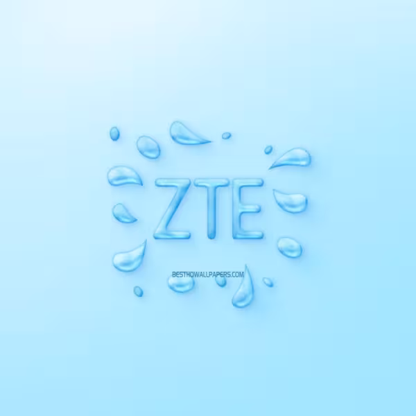 zte logo water logo emblem blue background zte logo made of water scaled 1