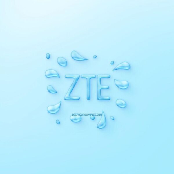zte logo water logo emblem blue background zte logo made of water scaled 1