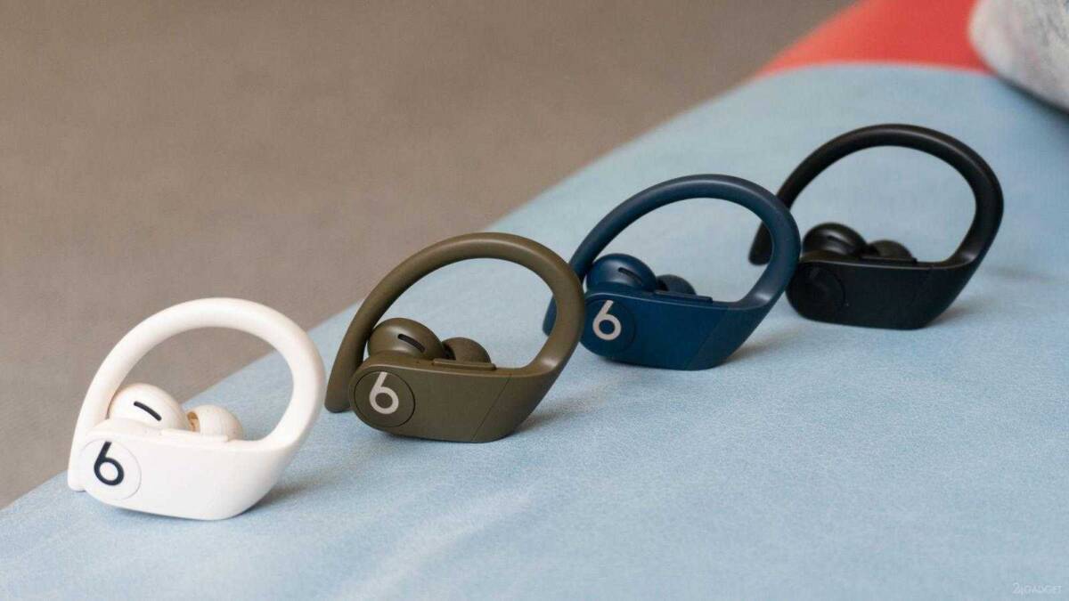Набор беспроводных наушников PowerBeats Pro в четырёх цветах