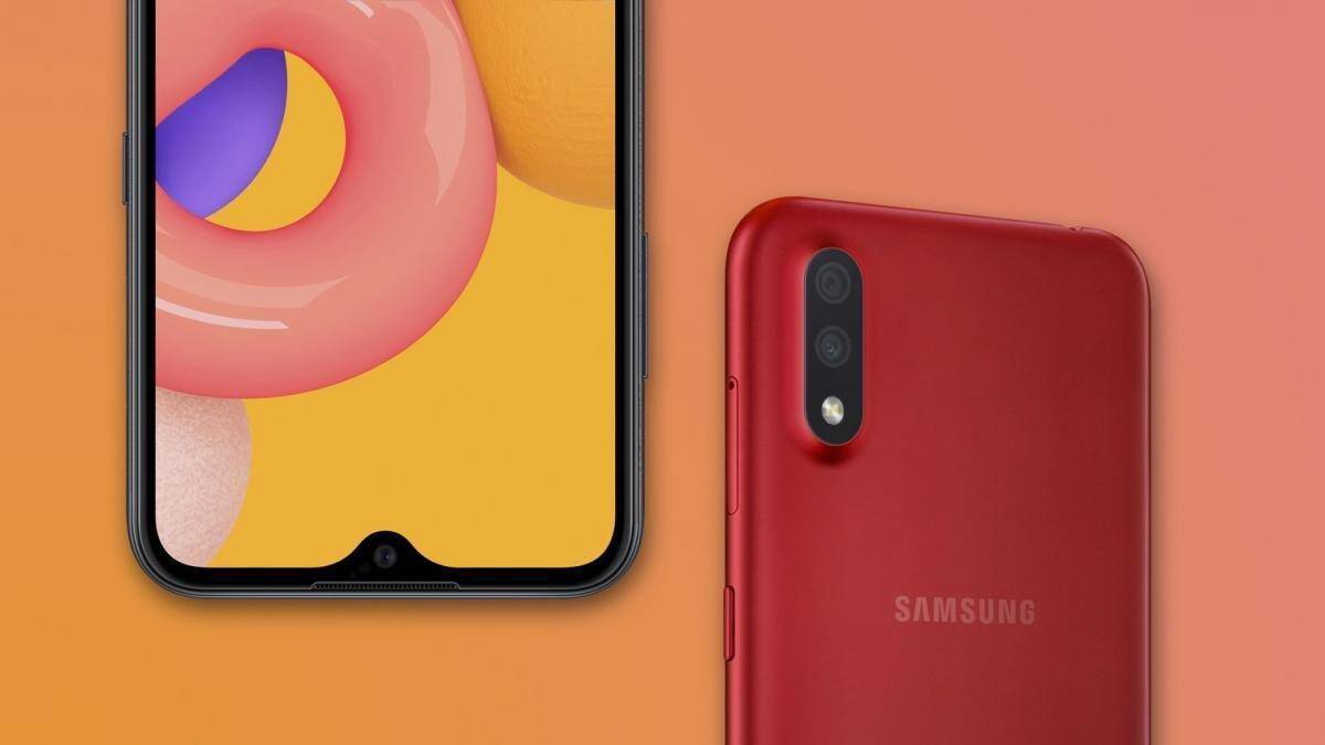 Задняя панель Samsung Galaxy M11 с двойной камерой