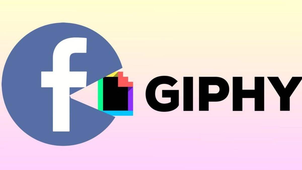 Логотипы Facebook* и Giphy в изображении