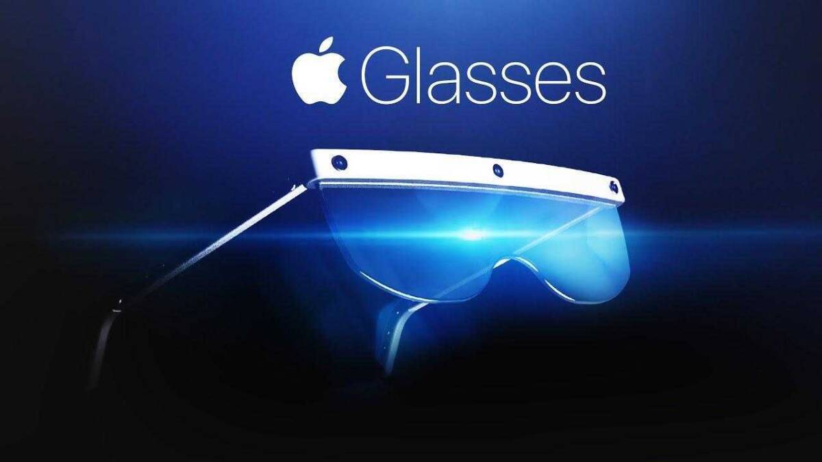 Защитные умные очки Apple Glasses с темным стеклом