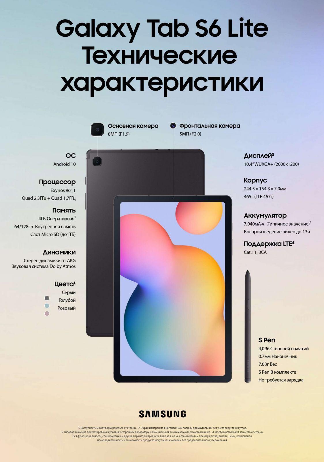 Galaxy Tab S6 Lite поступил в продажу в России 5 fin_rus_tab-s6-lite_product_specifications_wip_compressed_page-0001-1