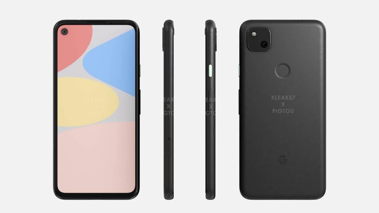 Опубликованы новые рендеры смартфона Google Pixel 4a 4 Google Pixel 4A Render