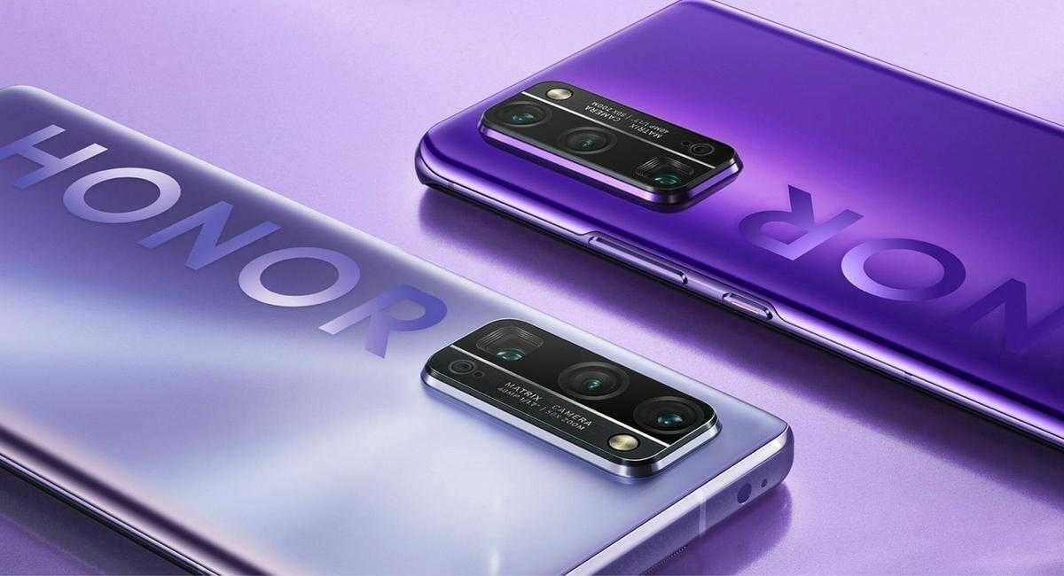 Задняя панель Honor X10 с тремя камерами и логотипом