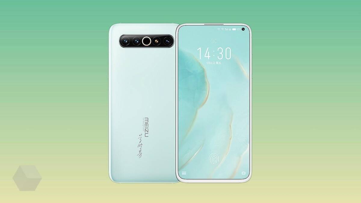 Смартфон Meizu 17 спереди и сзади крупным планом