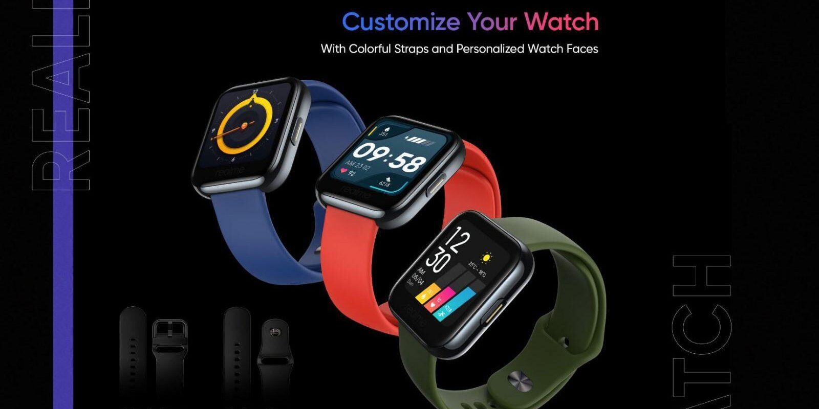 Стали известны характеристики умных часов Realme Watch 3 realme watch promotional poster 2