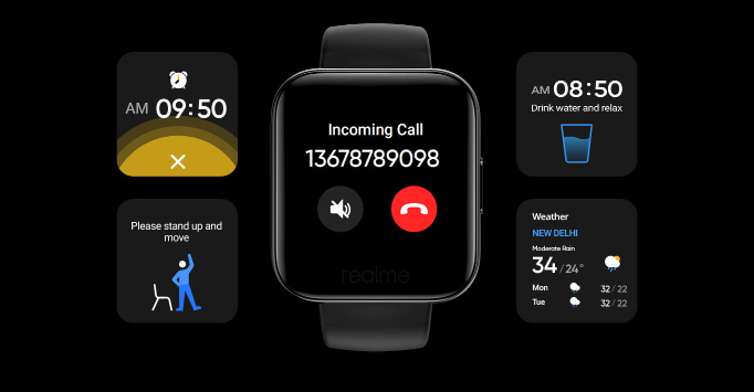 Стали известны характеристики умных часов Realme Watch 5 realme watch teaser