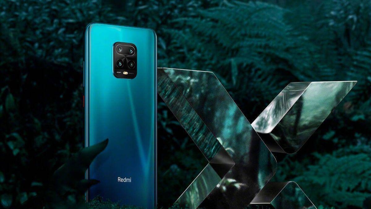 Задняя панель смартфона Redmi 10X с камерой и вспышкой