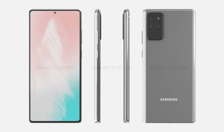 В сеть утекли рендеры смартфона Samsung Galaxy Note 20 6 samsung galaxy note 20 cad renders