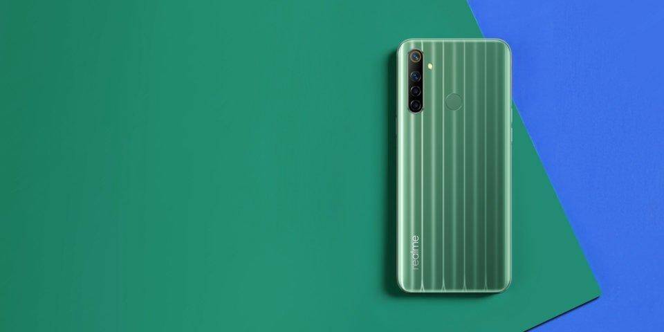 Задняя панель Realme Narzo 10 с вертикальной камерой