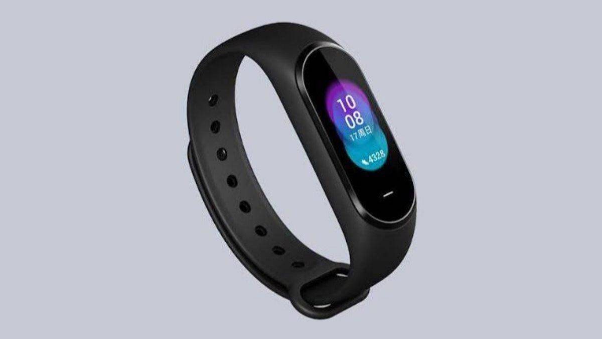 Умный браслет Xiaomi Mi Band 5 с дисплеем и черным ремешком