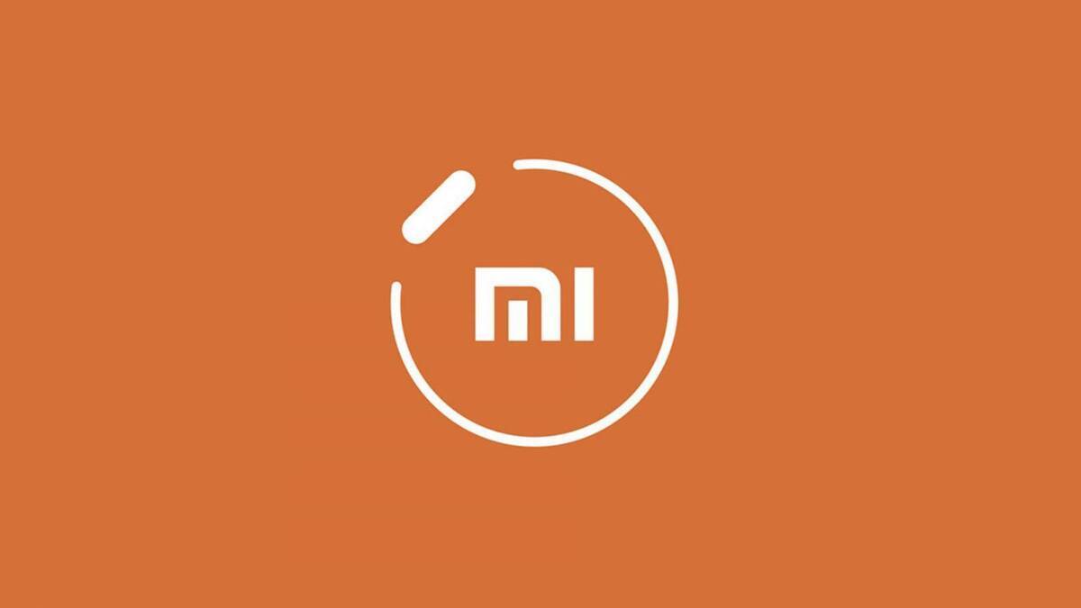 Иконка логотипа Xiaomi на оранжевом фоне