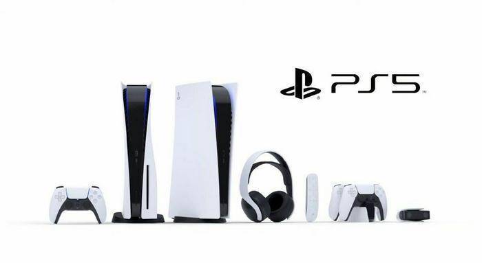 Игровая консоль PlayStation 5 с контроллерами и аксессуарами