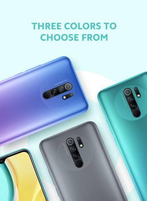 Три цвета для выбора на смартфонах Xiaomi Redmi 9